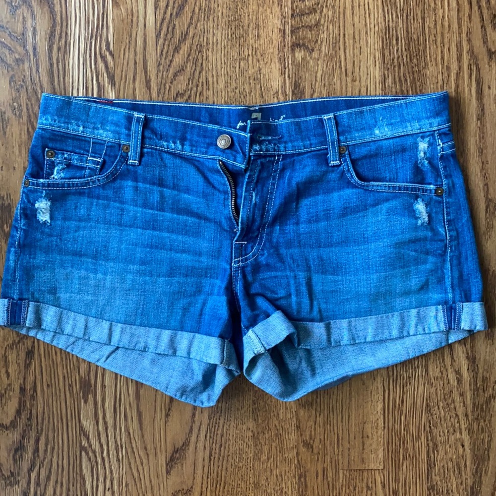 7 for all Mankind Jean Shorts Size 31